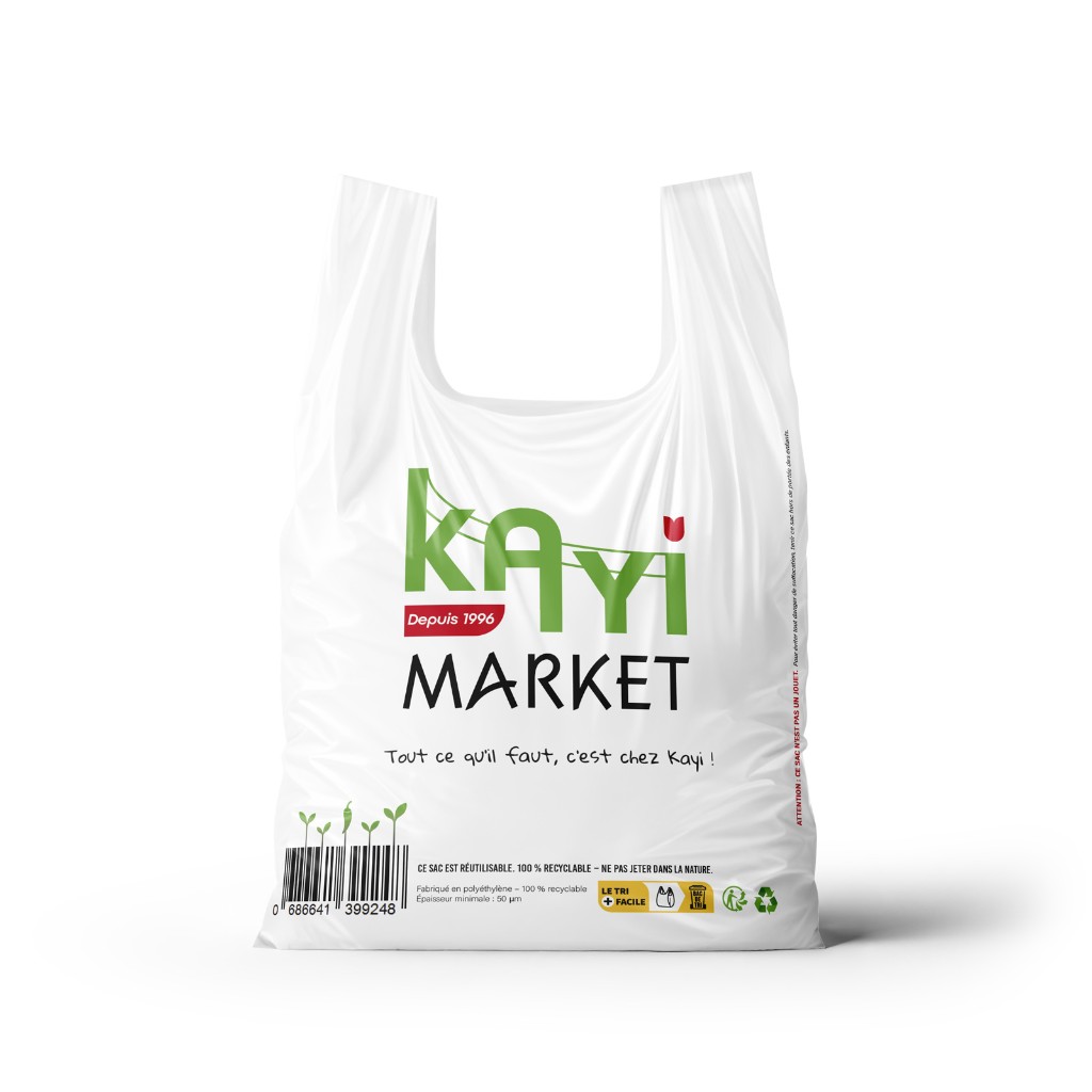 Aperçu : Sac plastique Kayi Market, Djan Studio